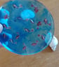 Goldfish Resin Coaster for Fish Lovers, Koi Pond Coaster, Handmade Epoxy with Mi - Image 2