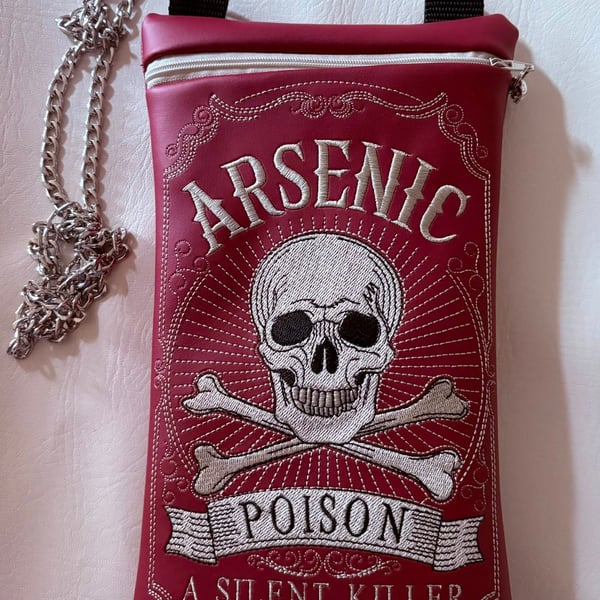 Embroidered Alchemist inspired Arsenic Bag 