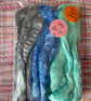 Hand Dyed Tussah Silk - 20g