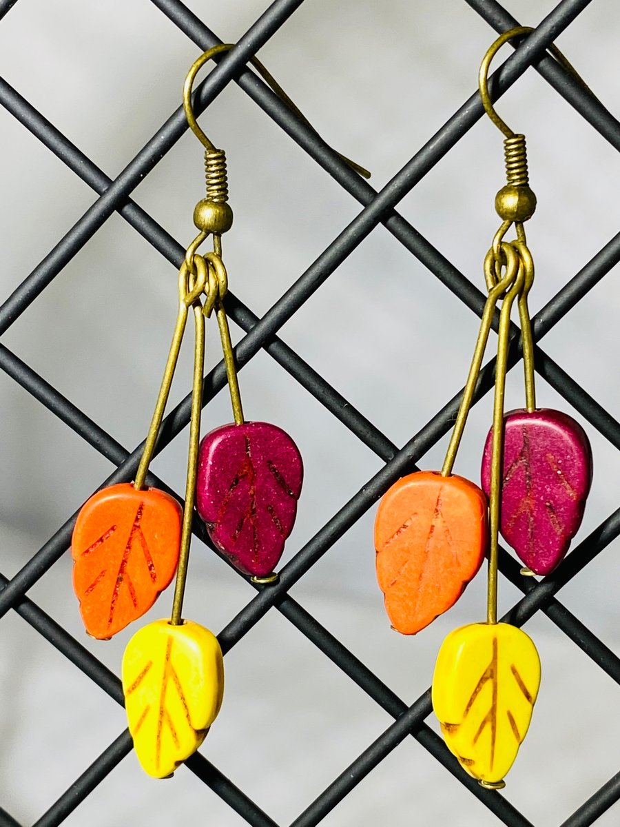 Autumn earrings 