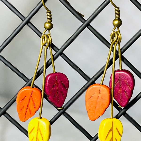 Autumn earrings 