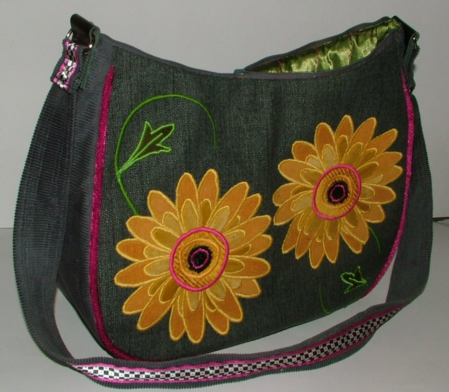 Say it with Flowers - Yellow Flower Handbag