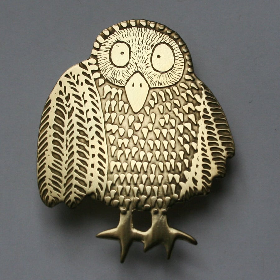 owl brooch