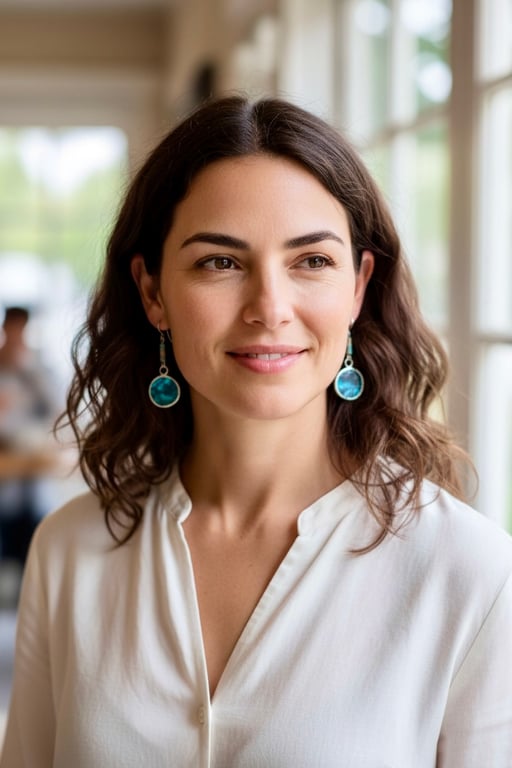 Sterling Silver, Jasper,  Stained Glass Earrings,  Gift Boxed