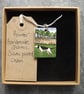 Handmade Ceramic pointer dog pendant  - Image 5