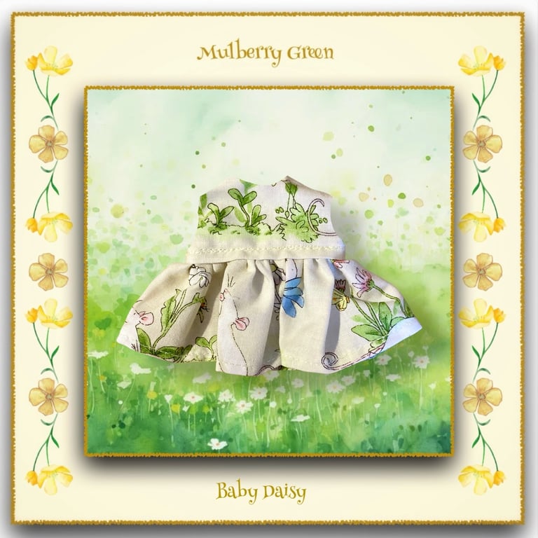 Pretty Spring Dress for Baby Daisy 