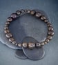 Bracelet Bronzite chunky stretchy handmade gem bracelet  - Image 2