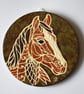 A127 Wall plaque coaster horse (Free UK postage)