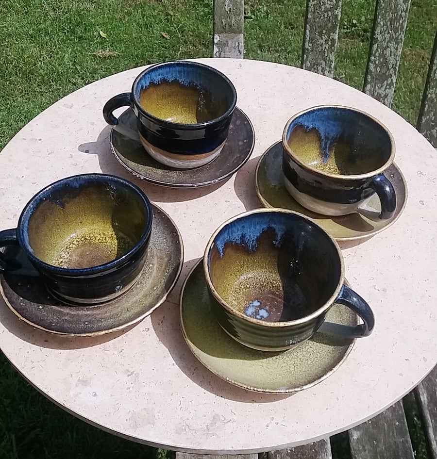 Cups and saucers