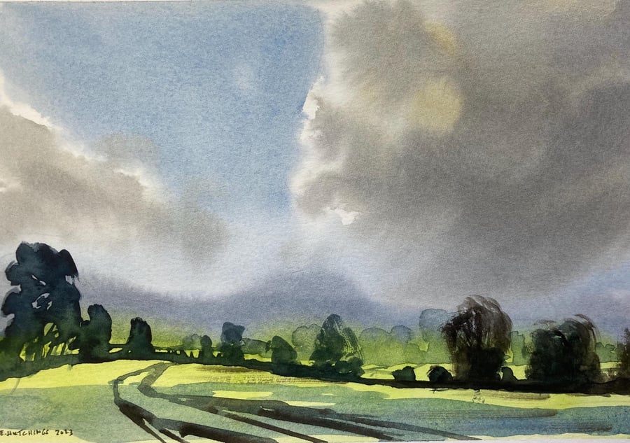 Battersby bank (Original watercolour painting)