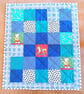 Teddy baby quilt, playmat