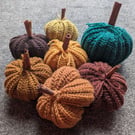 Crochet Pumpkin- Deep Green