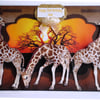 Handmade,3D,Decoupage Giraffe Birthday Card,Personalised