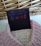 Designer Baby Girl's Hand Knitted Jacket & Booties Set  9-18 mths size ONE OFF - Image 7