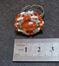 Orange Glass Adjustable Ring - Image 2
