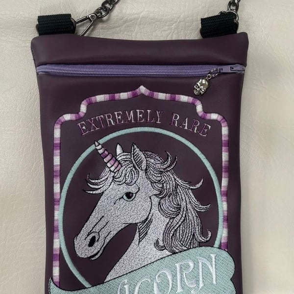Embroidered Alchemist inspired Unicorn blood Bag 