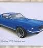 Ford Mustang GTA Fastback 1967 - Birthday, Anniversary, Retirement, Plain Cards - Image 5