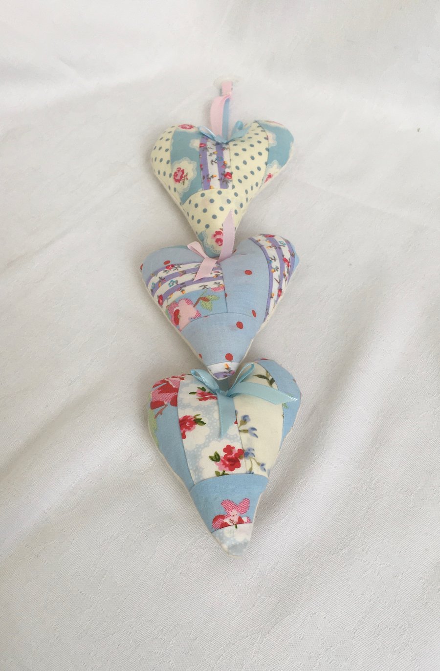 About the Roses set of Hanging Hearts, Home Decor, Unique Gift Ideas.