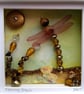 Evening Glow Dragonfly Mini Box Frame - Image 3