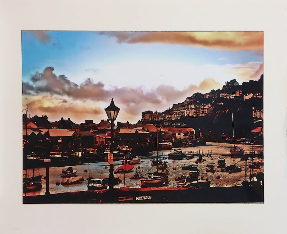 Perfectly Imperfect – Looe Harbour 12x8 Wall Art Print, Coastal Cornwall