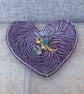 Trinket bowl soap dish spoonrest heart handmade soapdish stoneware pottery - Image 1