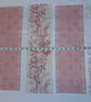 Vintage pink and cream slow stitching kit 
