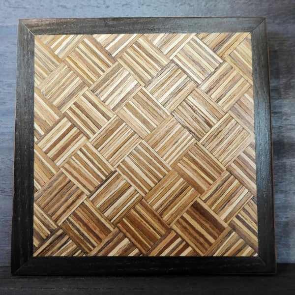 wood veneer coaster