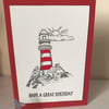 Lighthouse Birthday Card