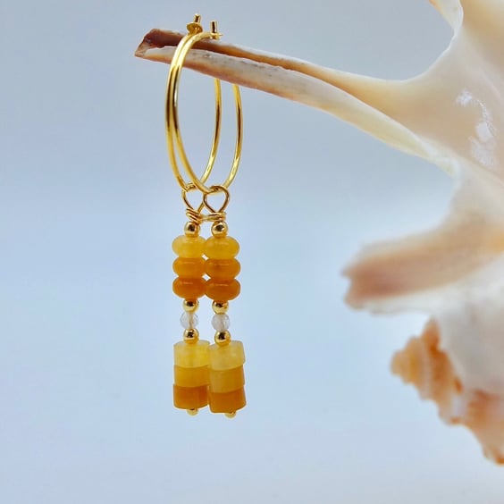Topaz Earrings, November Birthstone, Gemstone Jewellery Birthday Gifts For Her