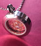 Rhodium Plated locket with recycled wire - Image 8