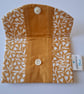 Two-tone mustard coloured card holder  - Image 2