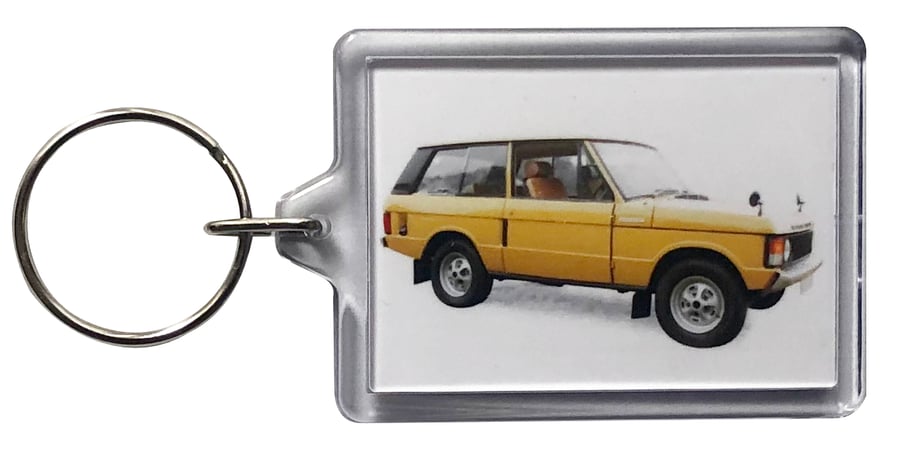Range Rover Classic 1977 - Keyring with 50x35mm Insert 
