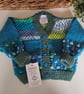  Bobble Design Hand Knitted Baby Cardigan 6-12 mth size - Image 5