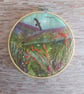 Moorland landscape hand painted and embroidered  - Image 4