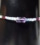 Pisces Gemstone Bracelet with Rubies, Amethyst, Jade and Aquamarine