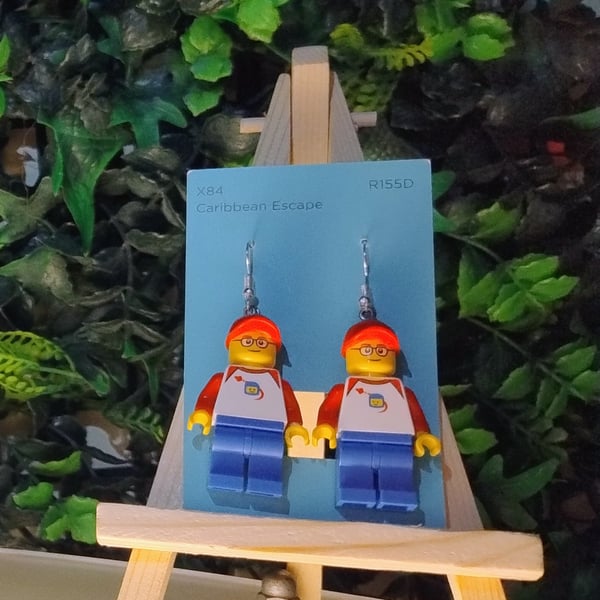 Space Enthusiast Lego Figure Earrings 