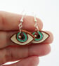 Eye Dangle Earrings made from ceramic - Image 5