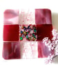Fused Glass Coasters Set of 4 8cm Pink - Image 9