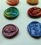Set of Six Metallic Wax Seals  - Image 3