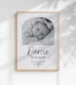 Personalised Baby Photo Print - Newborn Birth Stats - Nursery Wall Art Gift - Image 9