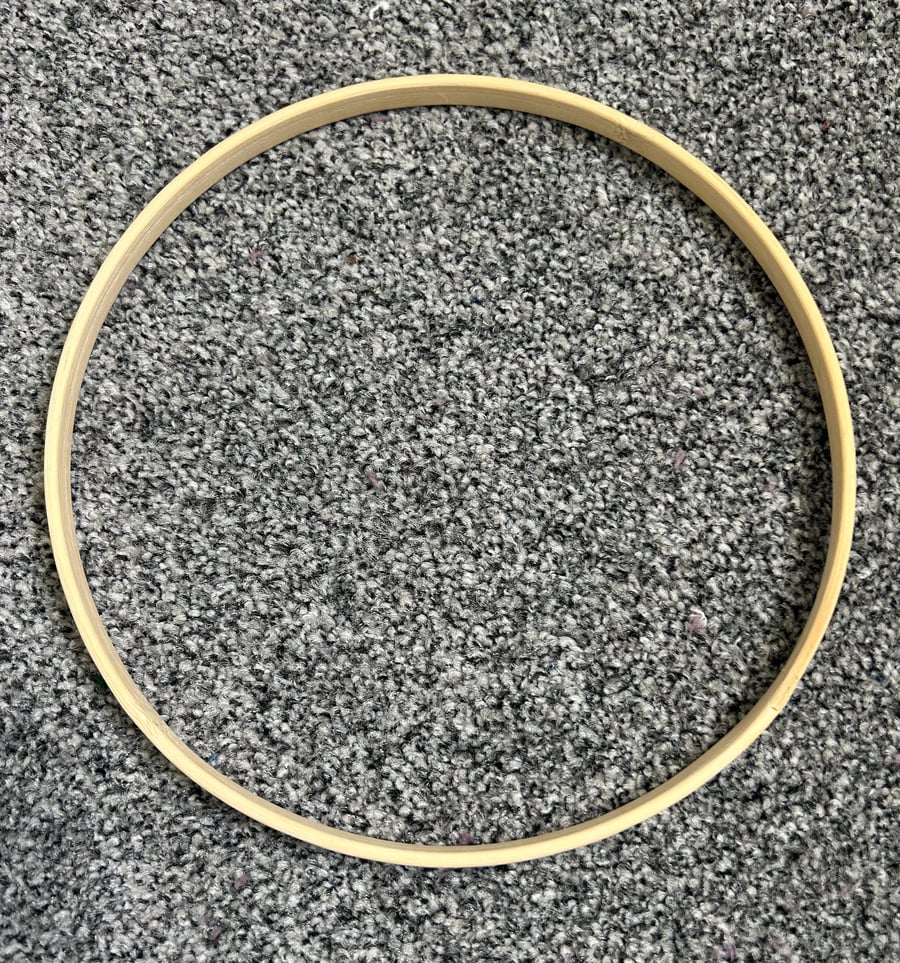 6 Wooden Hoops 20cm Dreamcatchers Wreath Making