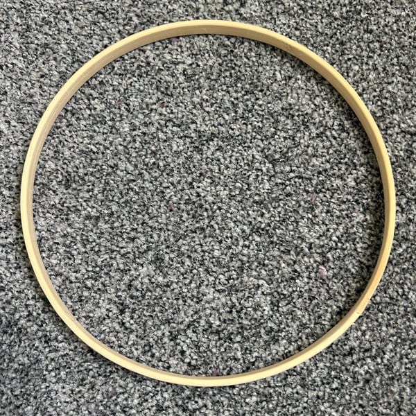 6 Wooden Hoops 20cm Dreamcatchers Wreath Making