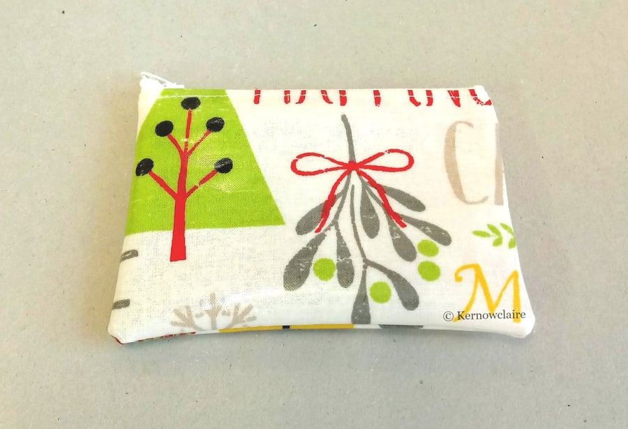 Christmas coin purse