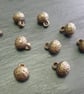 Virtual Yarns 10mm 16L Antique Brass Ornate ball Buttons x 9 to 60 Buttons - Image 3