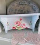 Wooden Wall Shelf Made with Cath Kidston Vintage Design Kitchen Bathroom Bedroom - Image 3