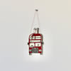 Special Order for Driftwoodhouses - North Pole Red Bus - Hanging Decoration
