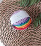 Set of 7 Bright Rainbow Reusable Cotton Face Scrubbies   - Image 2