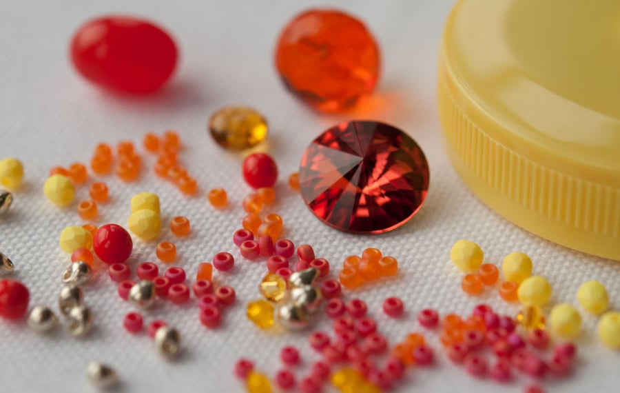 Materials Pack for Baroque Tape Measure Surround - Tequila Sunrise