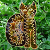 Ginger Cat Suncatcher