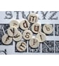 alphabet buttons - handmade ceramic letters - Image 2